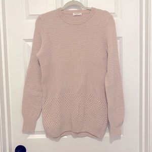 Equipment cashmere/wool sweater blush pink